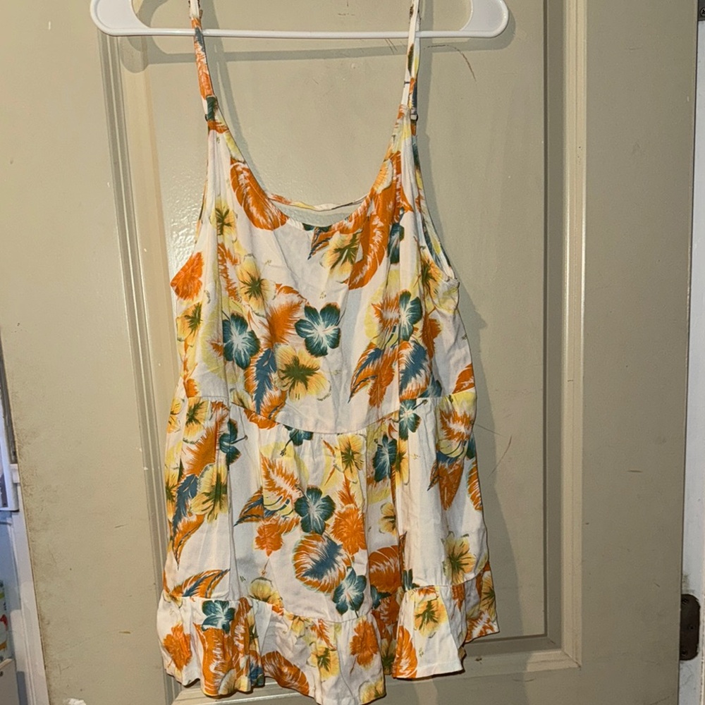 roxy floral tank top